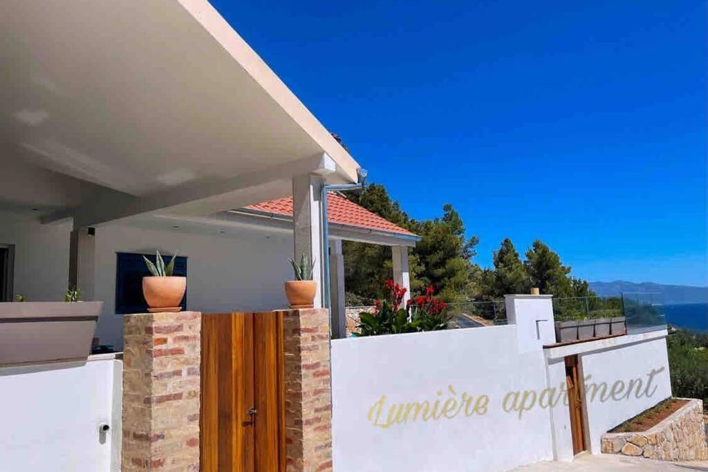 Seaview Pool Apartment-Lumiere, Island Hvar-Gdinj Exteriör bild