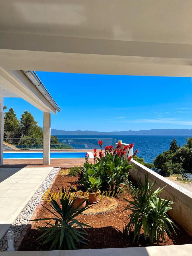Seaview Pool Apartment-Lumiere, Island Hvar-Gdinj Exteriör bild