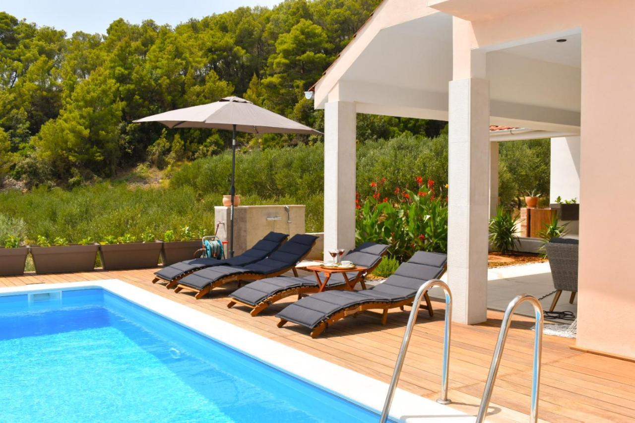 Seaview Pool Apartment-Lumiere, Island Hvar-Gdinj Exteriör bild